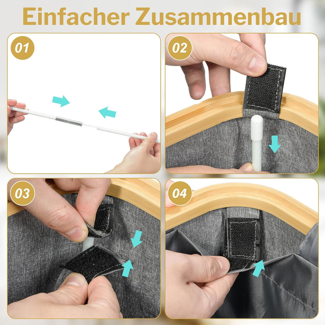 100L Pfandflaschen Sammelbehälter [INKL. TRAGETASCHE], Flaschensammler Leergut, PET Flaschen Pfandbe