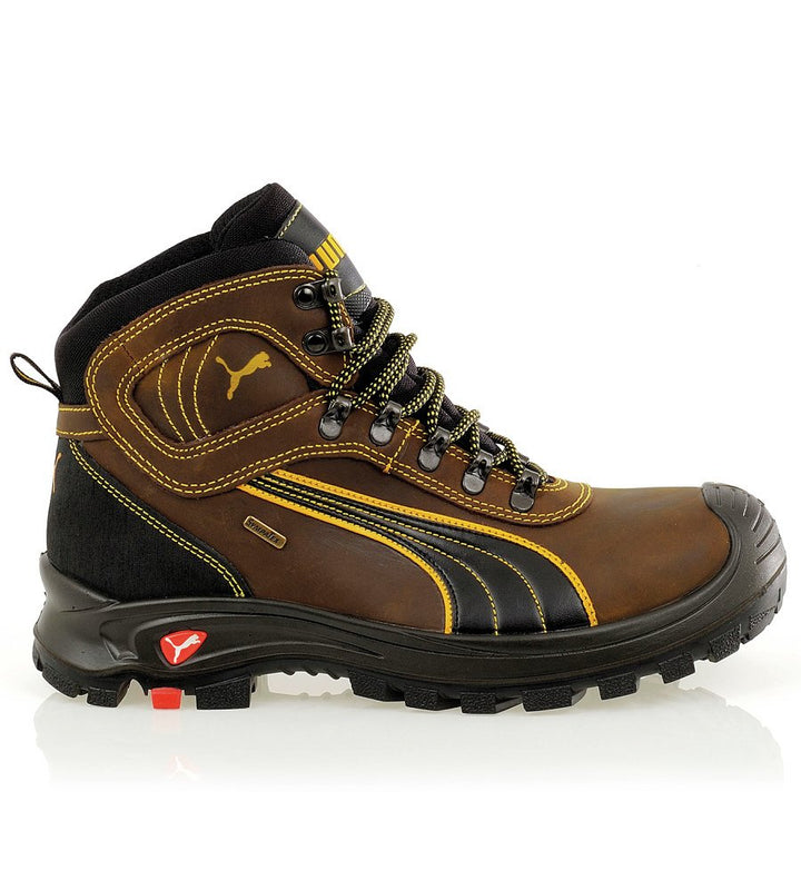 Puma Safety Sicherheitsschuhe S3 Scuff Caps Sierra Nevada Mid Hochschuhe, Halbstiefel, Gröβe 39, 63.