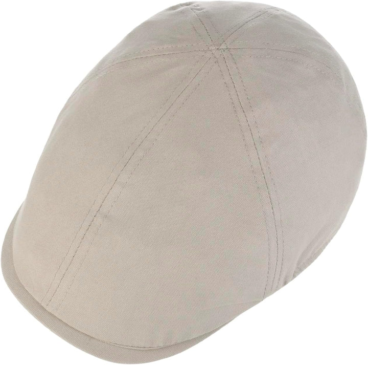 Lipodo Washed Cotton Flatcap Herren - Schirmmütze aus 100% Baumwolle - Schiebermütze mit 6 cm Schirm