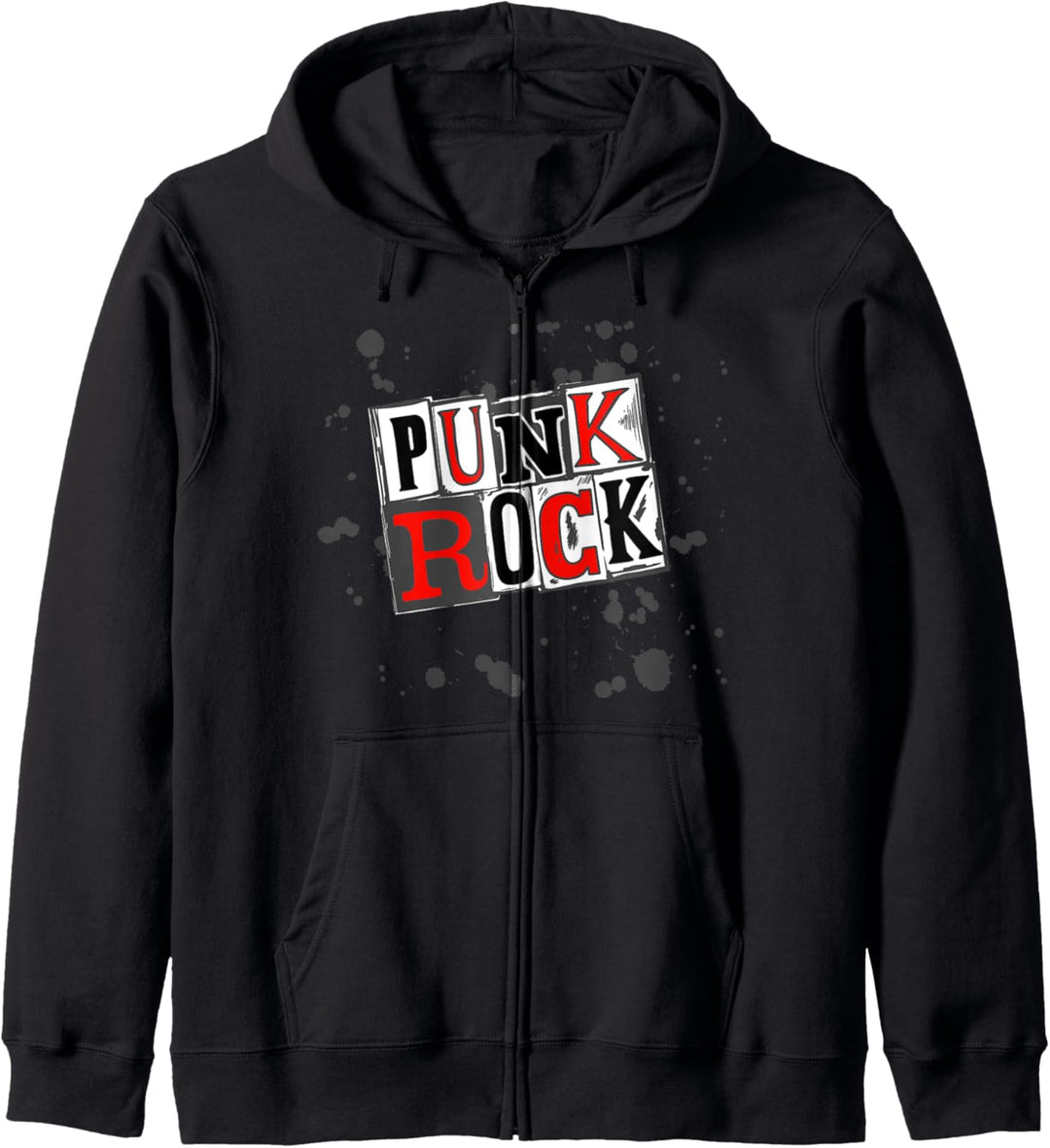 Punk Rock Retro Musik 80s Konzert Kapuzenjacke