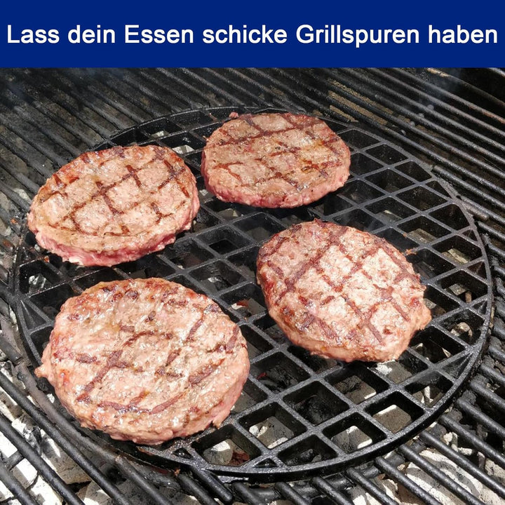 Grillrost Gusseisen Ø 30 cm Sear Grate für Enders Switch Grid, Monroe Pro,Boston,Chicago Gussroste R