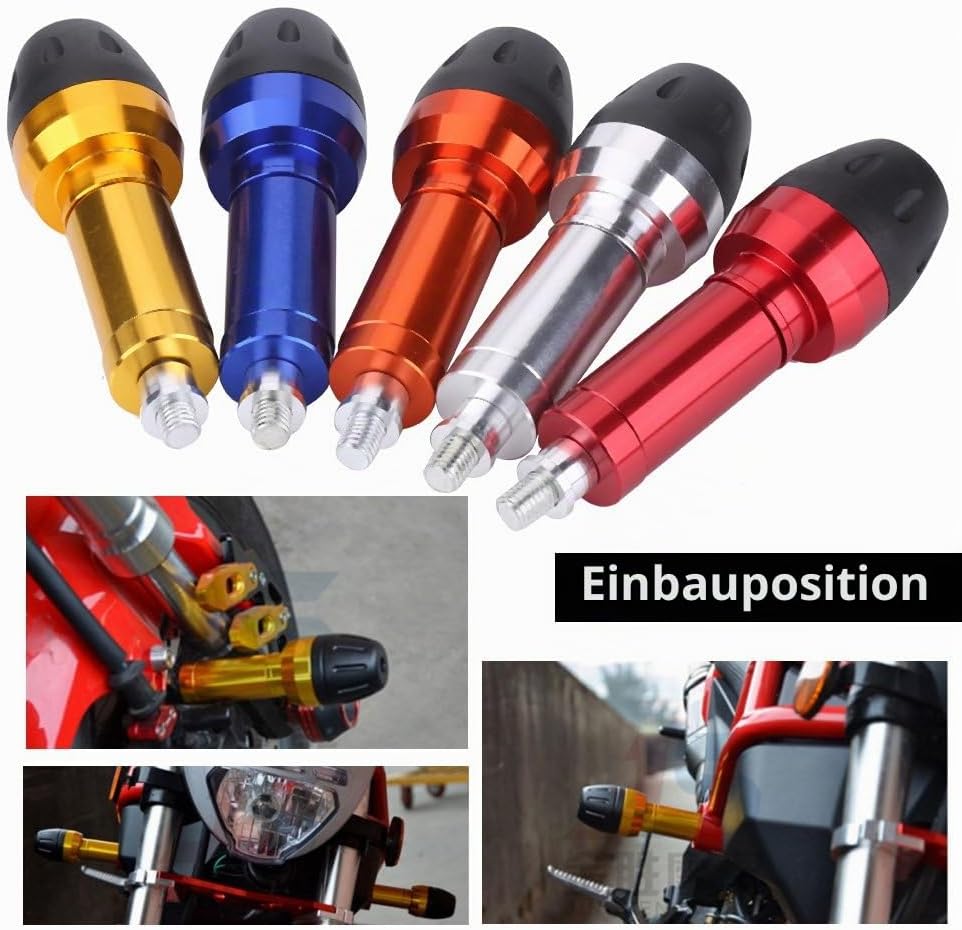 Hlyjoon Motorrad Sturzschutz Motorrad Crash Protector Sturzpads Universal Sliders Crash Pads Schutz