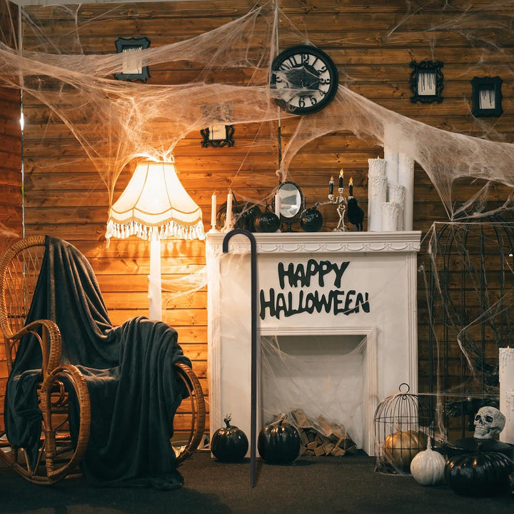 HEMOTON 4Er Set Halloween-Gehstock KostüM Requisiten Aus Kunststoff Abnehmbar Vintage Stil Spazierst