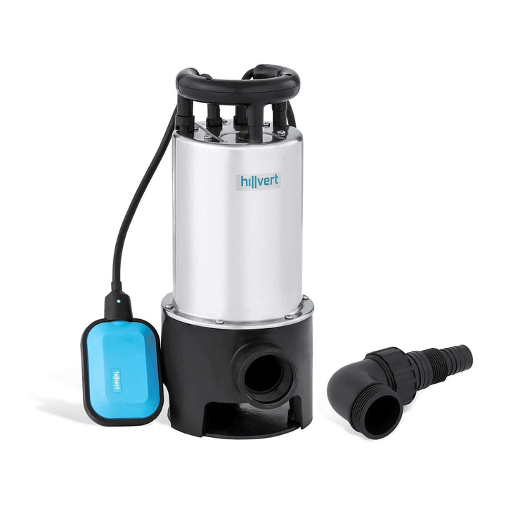 Hillvert Schmutzwasser-Tauchpumpe elektrisch HT-ROBSON-SP1100DWE (1.100 W, Fördermenge max.: 16.000