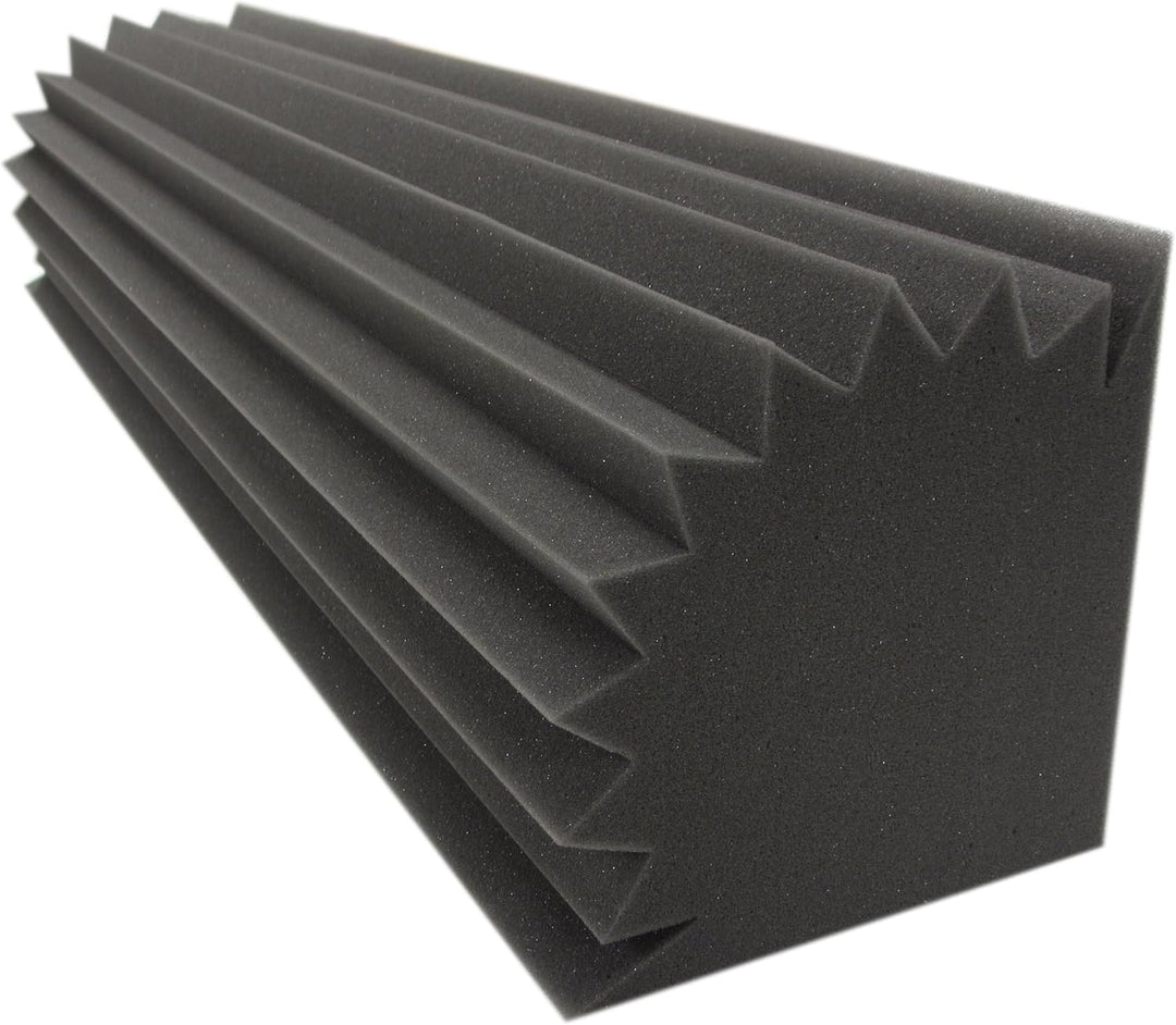 Bass Trap Absorber (Ca.100x20x20cm) Lamellen (Pyramiden) Profil, 100x20x20cm