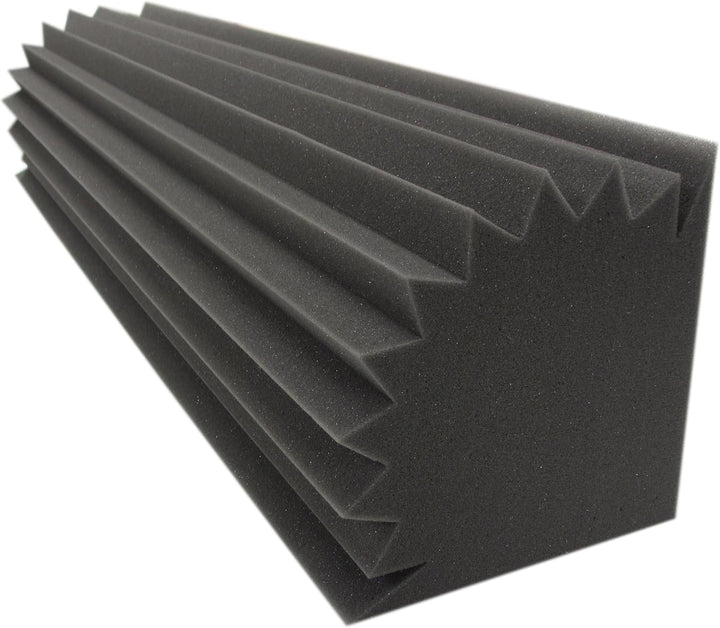 Bass Trap Absorber (Ca.100x20x20cm) Lamellen (Pyramiden) Profil, 100x20x20cm
