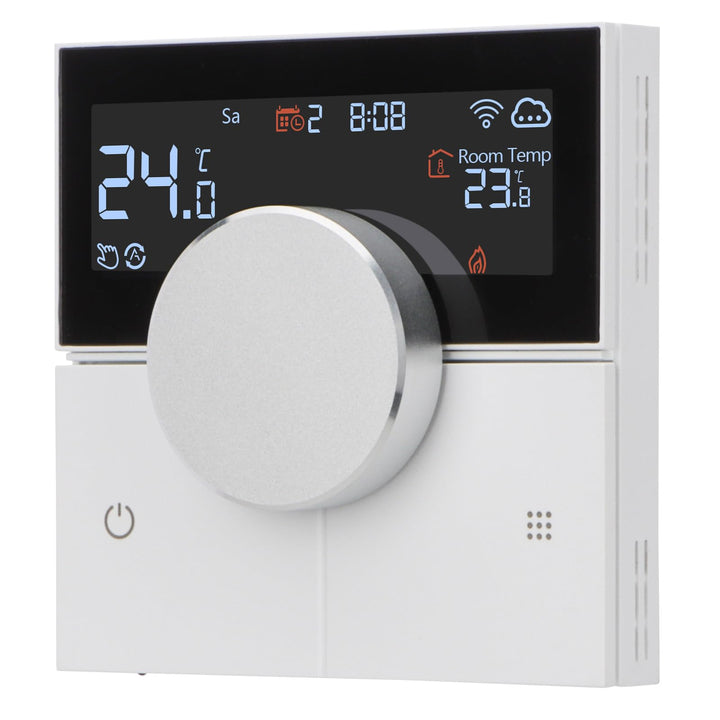 Wengart Smart Raumthermostat WG12 WiFi für Smart-Home-Besitzer zur Unterputz-Montage in 60mm Dosen o