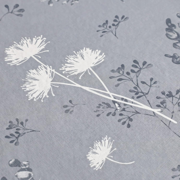 Delien Raffrollo Leinenoptik Transparente Rollos Landhaus Küche Gardine Modern Raffgardine mit Blume