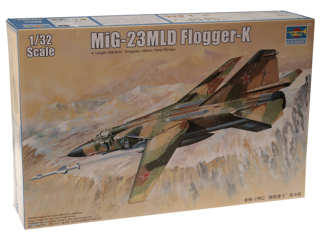 Trumpeter 03211 Modellbausatz MiG - 23 MLD Flogger-K