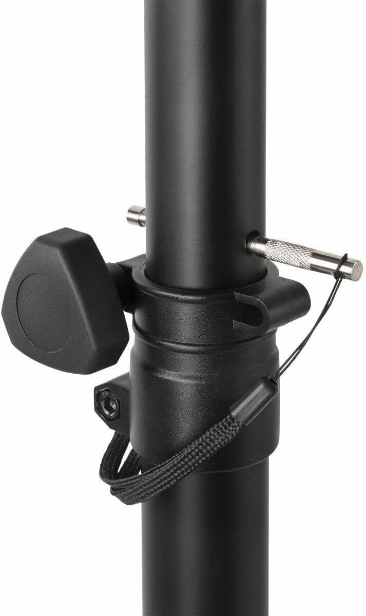 Vonyx LS01K Lautsprecherständer, höhenverstellbar 110cm-180cm, Universal Boxenständer, Speaker Stand