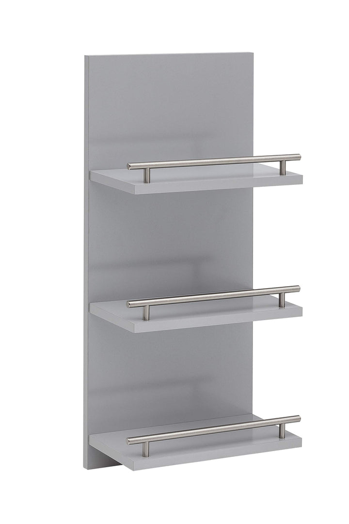 Schildmeyer Regal, Silber Glanz, 30,3/17,4/70,2 cm, Silber Glanz