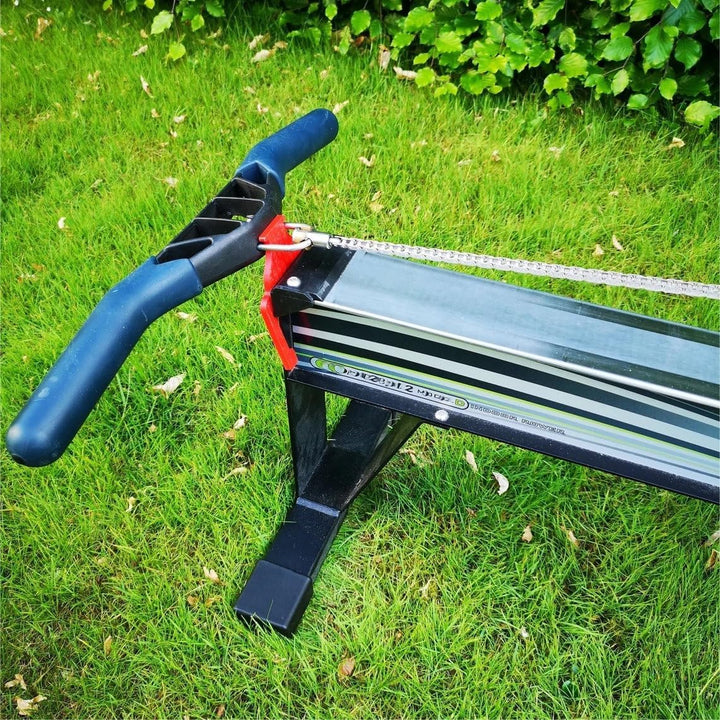 Ergtab Griffhalterung zum Schmieren der Kette kompatibel zu Concept2 Rudergeräten Rot, Rot