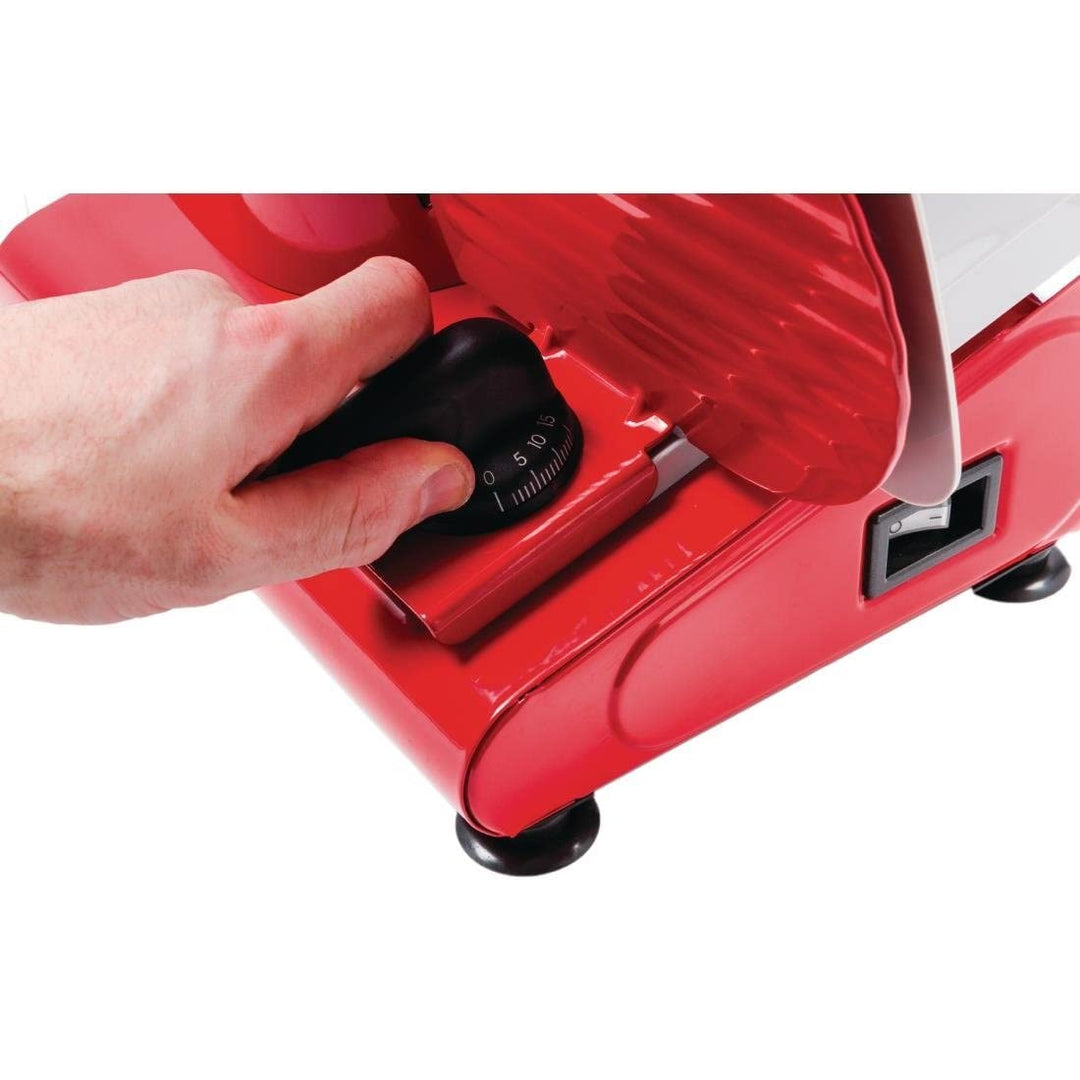 Caterlite Fleischschneidemaschine 19cm, Rosa