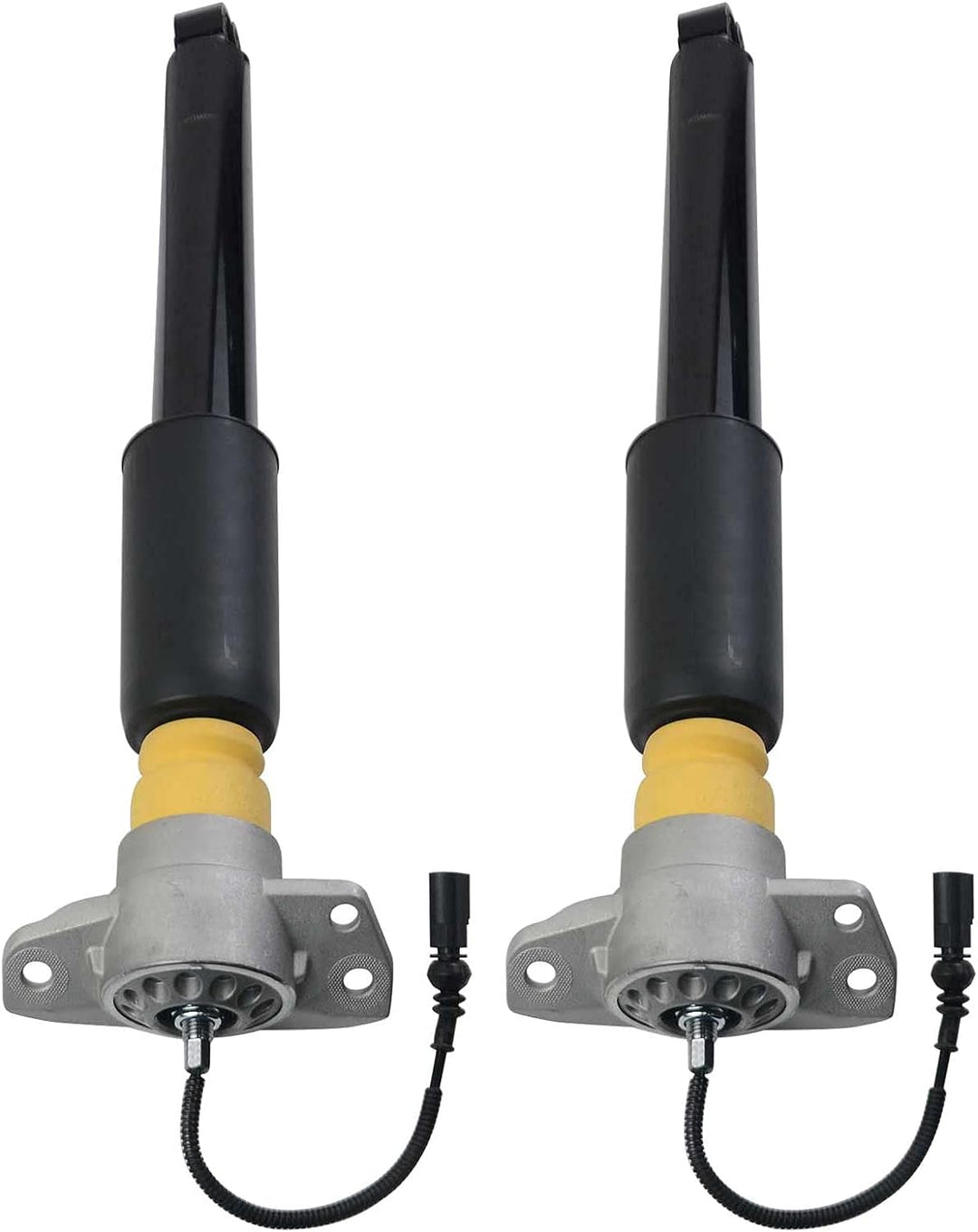 Huiruhy 2x Luftfederbein Stossdämpfer hinten kompatibel mit A6 C7 A7 4G Sportback Elektronisch 4G061