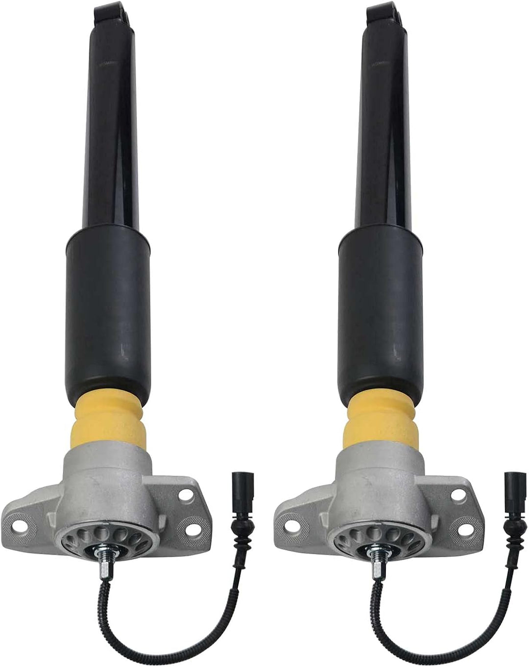 Huiruhy 2x Luftfederbein Stossdämpfer hinten kompatibel mit A6 C7 A7 4G Sportback Elektronisch 4G061