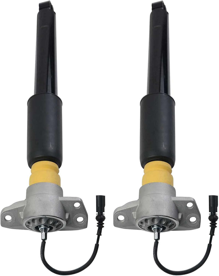 Huiruhy 2x Luftfederbein Stossdämpfer hinten kompatibel mit A6 C7 A7 4G Sportback Elektronisch 4G061