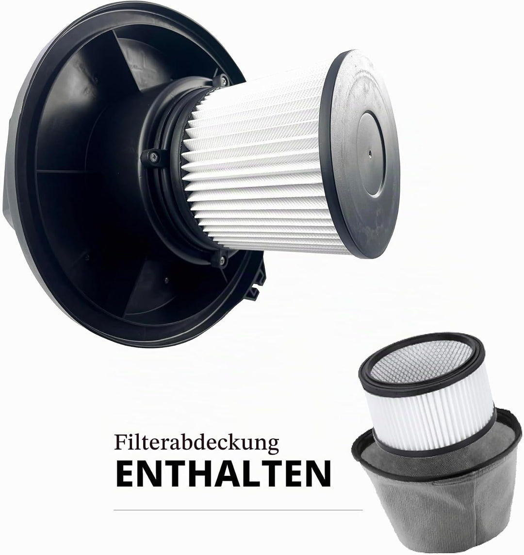 Bikain DIPL15L, Nass Aschesauger-1200W Hohe Leistung-Gebläsefunktion-15 Liter-Wasser-und Trockensaug
