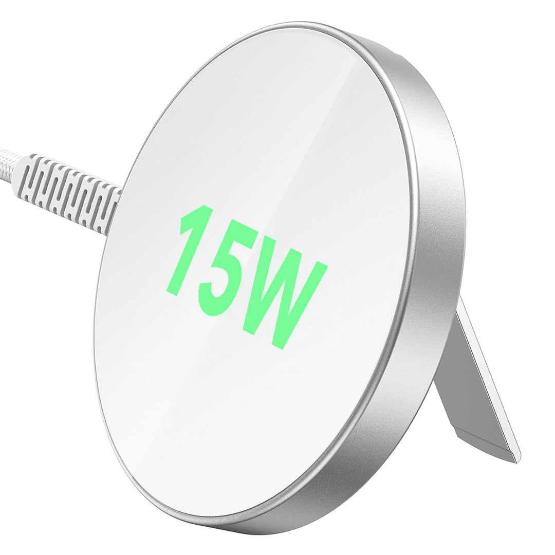 ESR für Magsafe Ladegerät 15W,Wireless Charger mit Ständer für iPhone 17/17e/16/15/14/13/12, AirPods