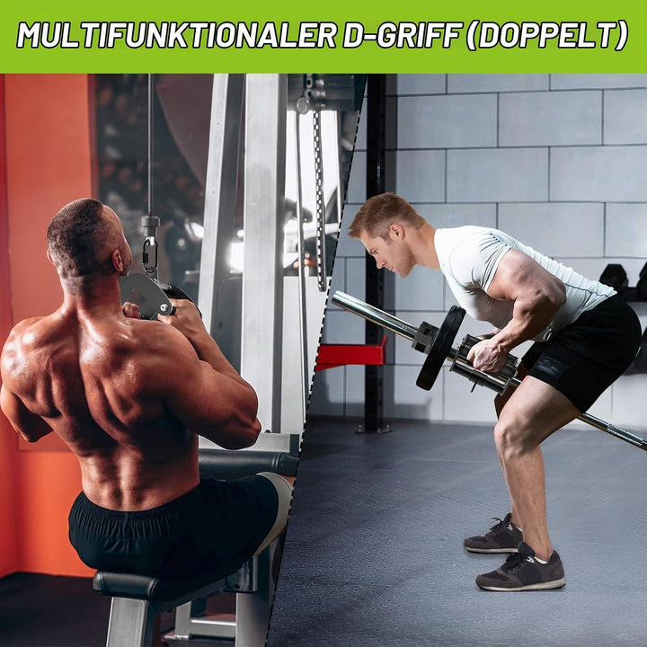 SELEWARE Handles for Cable pulls, Cable pulls kabelzug LAT pulldown bar, kabelzug Fitness Biceps Tri