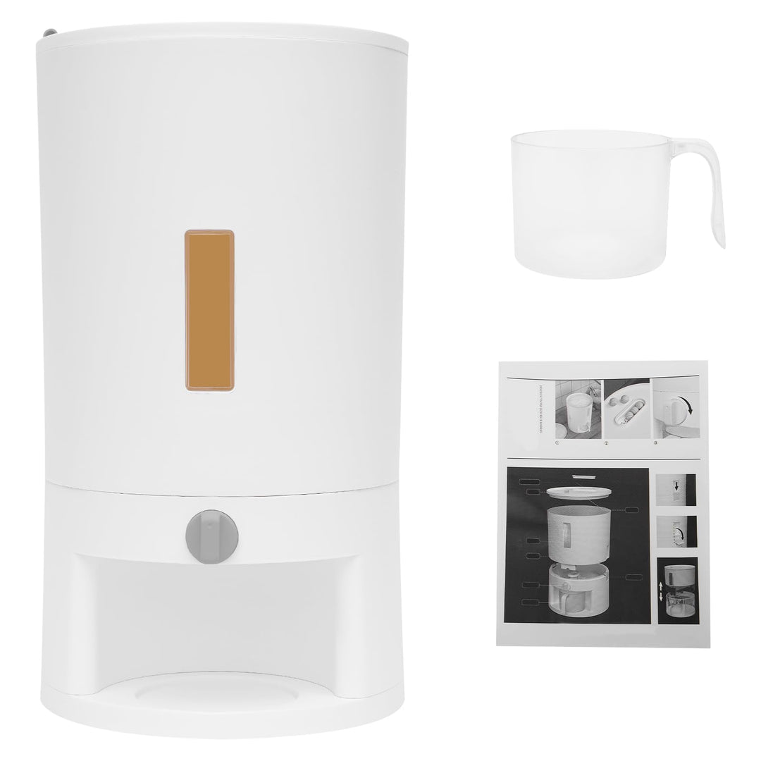 Müslispender 20L Reisbehälter Cornflakes Spender Reisspender mit Messbecher, Reisspender Reis Vorrat