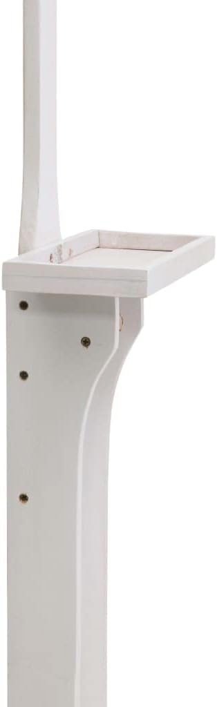 vidaXL Holz Gartendusche mit Bodenelement Drehbare Duschkopf Aussendusche Pooldusche Campingdusche D