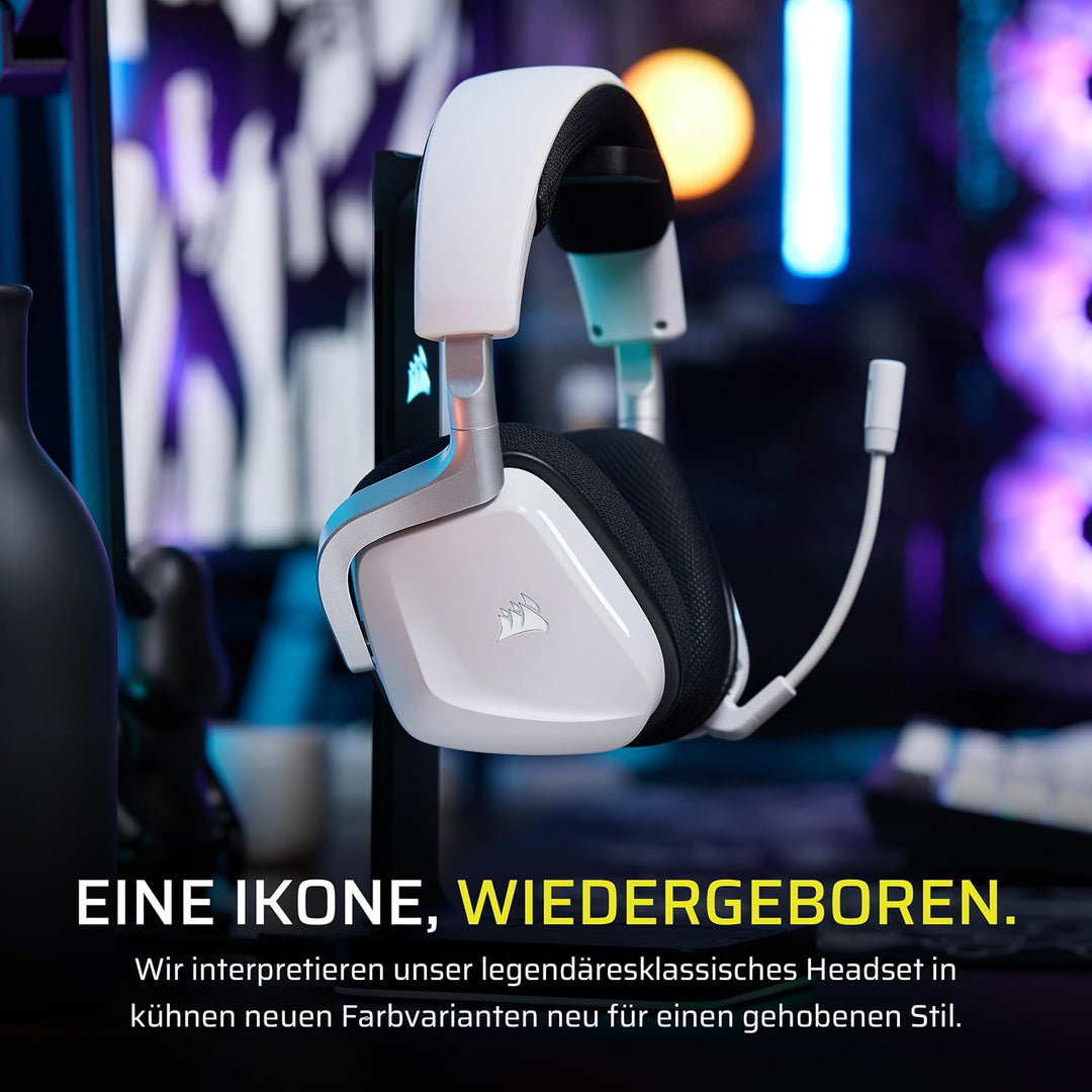 Corsair Void v2 Wireless Gaming-Headset mit Bluetooth – Dual Tone | Dolby Atmos, Duale Wireless-Mult