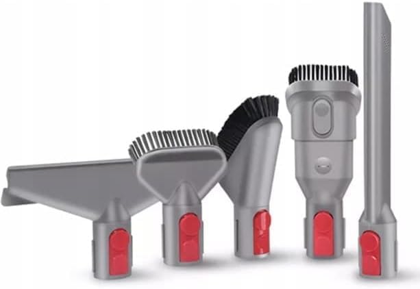 Zubehör Set Ersatz 6 Stücke für Dyson Bürste mit Verlängerungs-Schlauch, Düse Set Dyson V7 V8 V10 V1