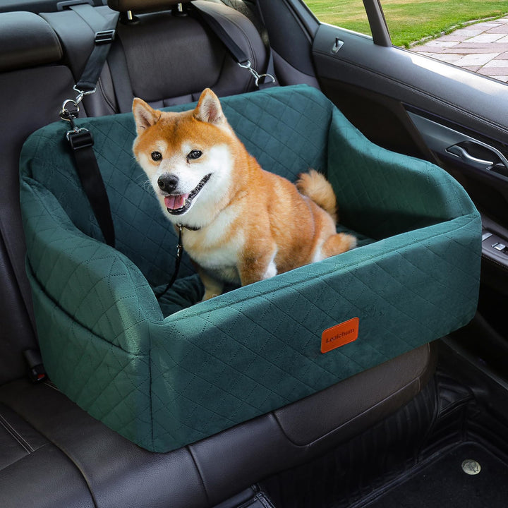 Haustier-Autositz für grosse Hunde, weicher Stoff, Haustier-Reisebett-Füllung, Memory-Schaum, Zwei S