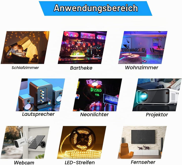 Kingwen Schaltnetzteil 24V 20A Netzteil Adapter Transformator 480W LED Trafo,Netzteil Trafo Schaltne