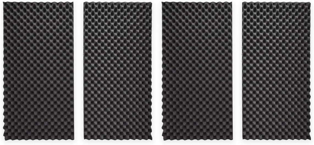 Noppenschaum 2-10cm Schalldämmung Isolierung Akustik (4 Stück 100 x 50cm, 10cm) 4 Stück 100 x 50cm 1