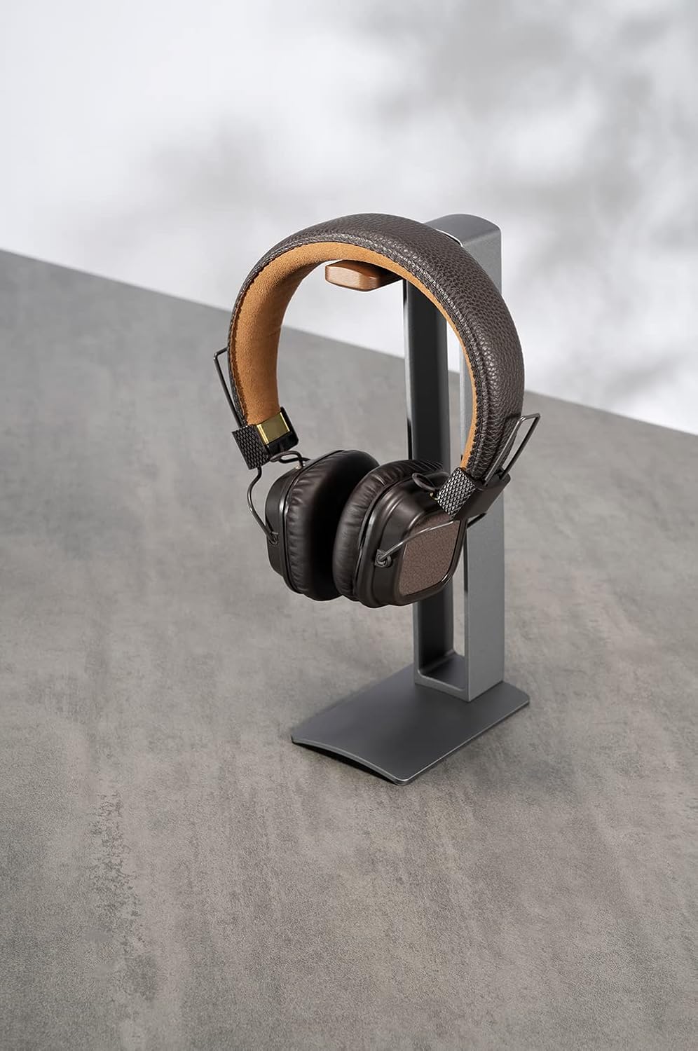 myWall Tisch-Kopfhörerständer HK3L, Ständer für Over Ear Kopfhörer und Gaming Headset für den Tisch,