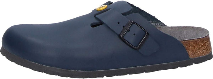 BIRKENSTOCK Herren Clogs Boston ESD 41 EU Schmal Blau, 41 EU Schmal Blau