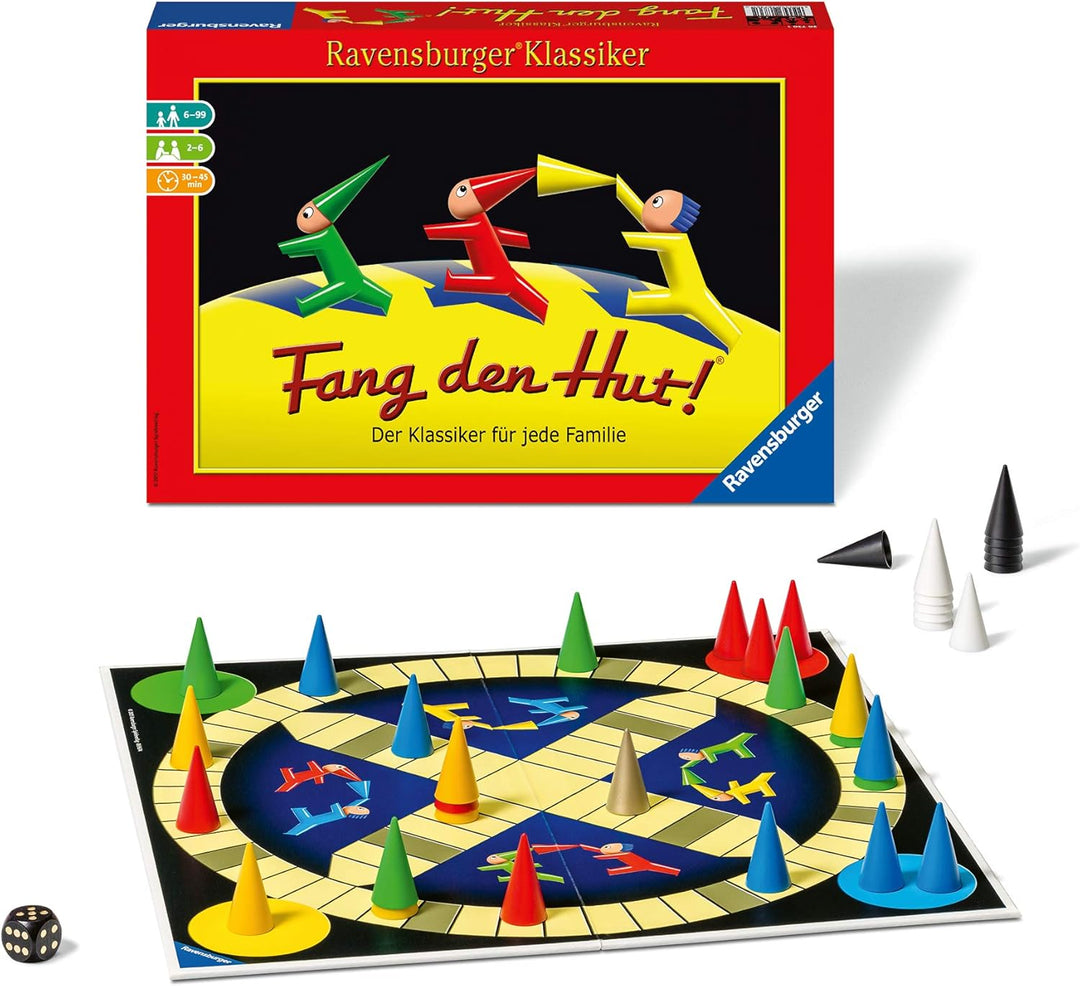 Ravensburger Spiele 26737 - Das Original Malefiz®-Spiel & Spiele 26736 - Fang den Hut!® Bundle mit F