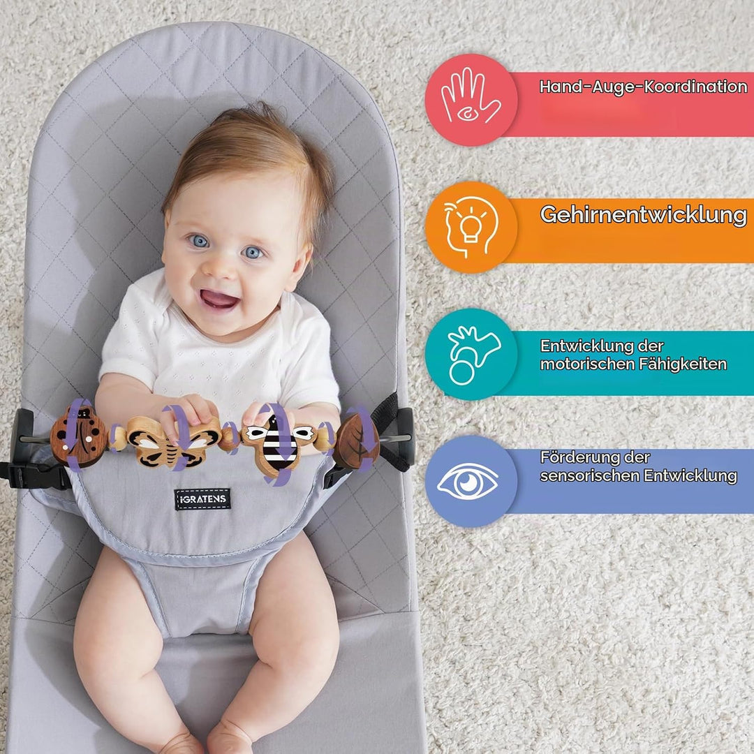 iGRATENS Babywippen-Spielzeugstange – Spielzeugstange für Babywippen Soft &amp; Bliss, einfach anzubring