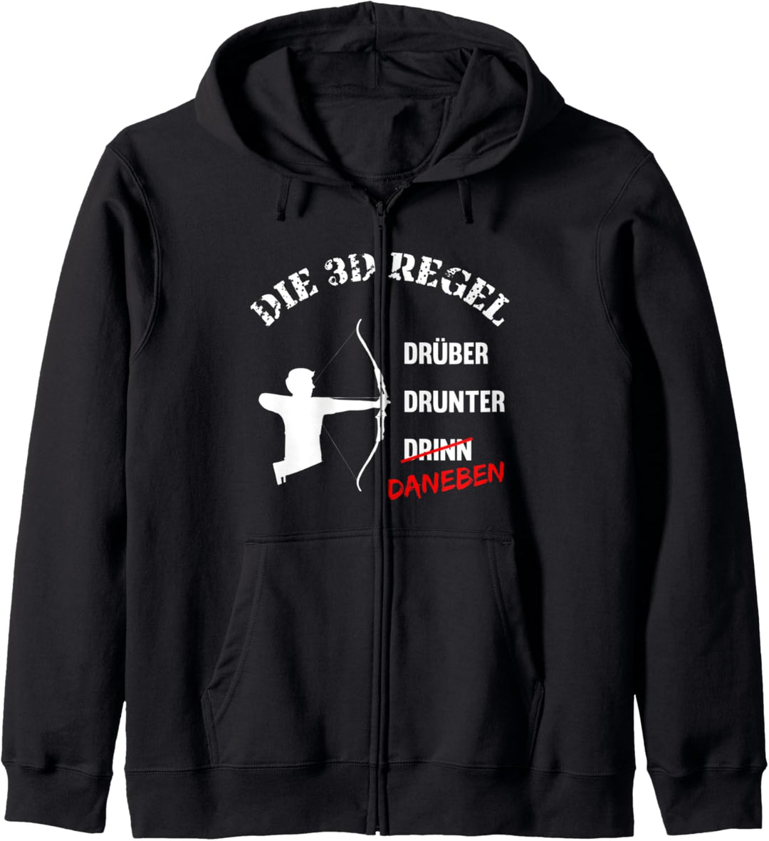 3D Bogenschiessen - Bogenschütze Kapuzenjacke