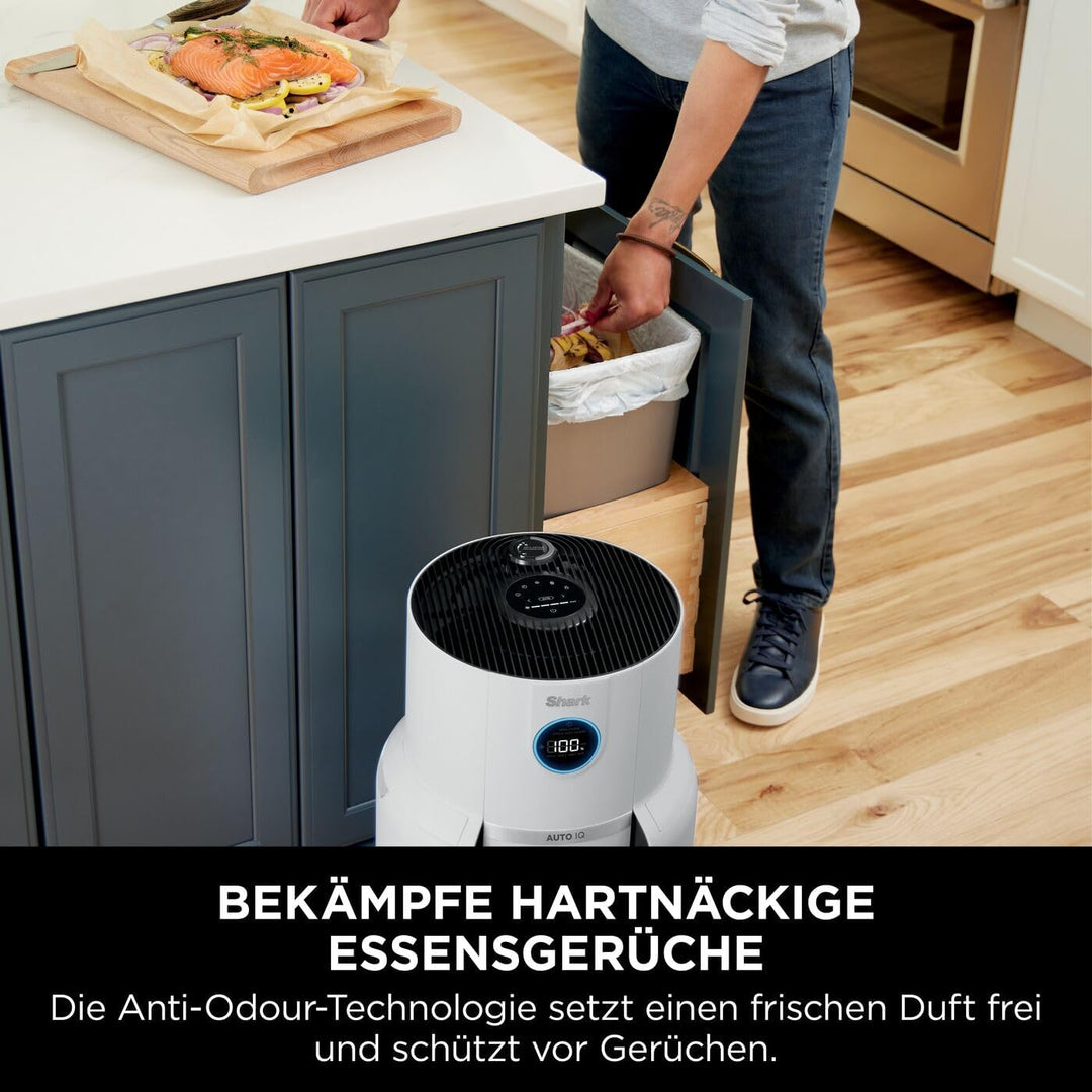 Shark NeverChange für bis zu 5 Jahre Luftreiniger MAX: Grosse Räume bis 130 m², HEPA-Filter hält 5 J
