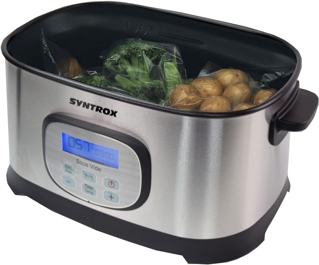 Syntrox 16 in1 Sous Vide Garer | Kocher Marsipu | Multikocher | Vakuumgarer, Konstante Temperaturkon