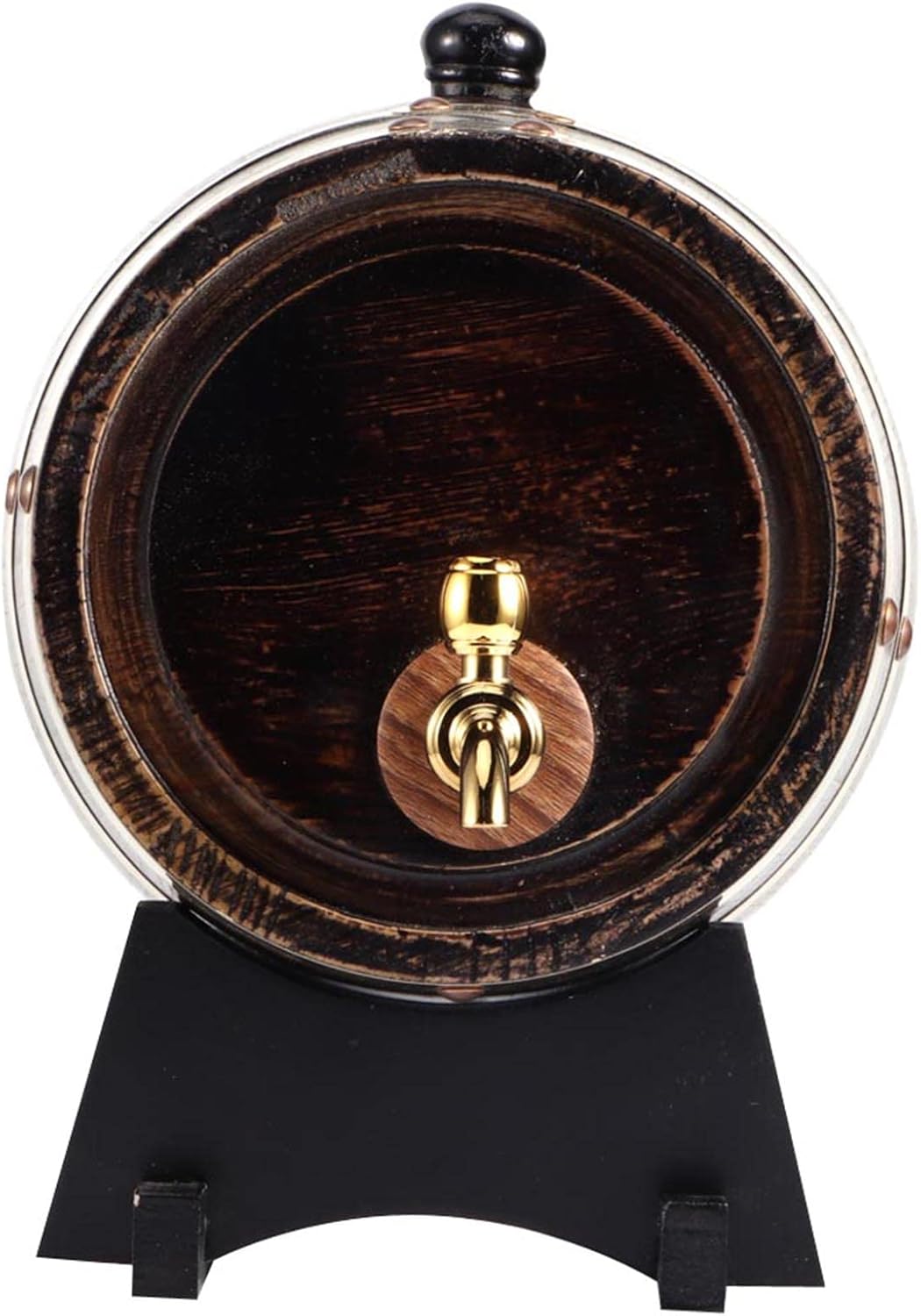 Oumefar 3L Eichenfass Weinfass Retro Vintage Eiche Holz Schwarzwein Brandy Whisky Bourbon Tequila Ei
