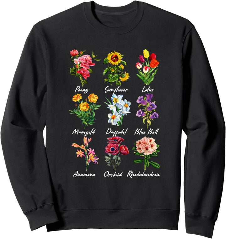 Flower Lovers - Botanical Floral Nature Plants - Gardener Sweatshirt