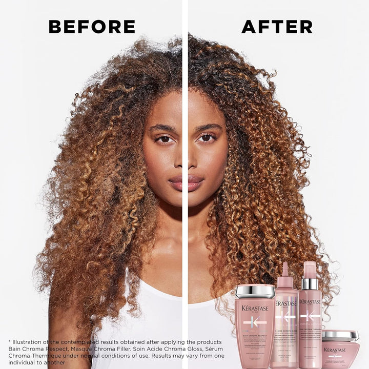 Kérastase Serum für strapaziertes oder geschädigtes, coloriertes Haar, Anti-Frizz Effekt, Sérum Chro