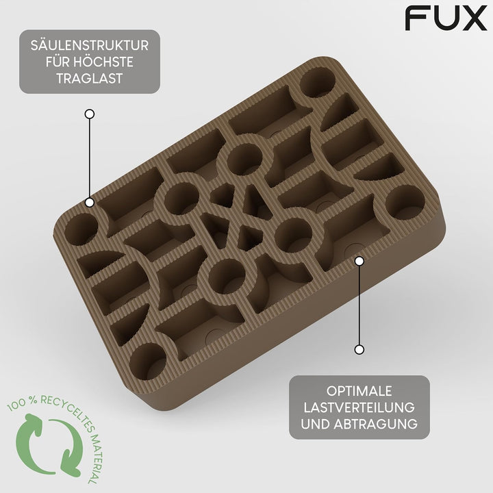 100 Stück Abstandshalter, Unterlegplatten Kunststoff, 60mmx40mmx1,5mm-20mm, Verglasungsklötze, Dista