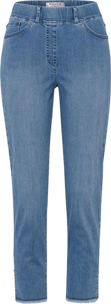 Raphaela by Brax Damen Lavina Fringe Light Denim Jeans 36 Bleached,slightlyused&buffies, 36 Bleached
