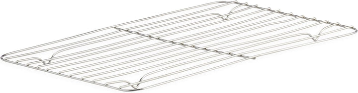 Relaxdays, Bräter mit Rost XL, Edelstahl, backofengeeignete Schwedenschale, spülmaschinenfest, Bratr
