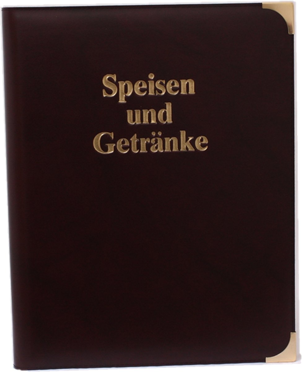Speisekarte A5 weinrot Ringbuch - Speisen und Getränke