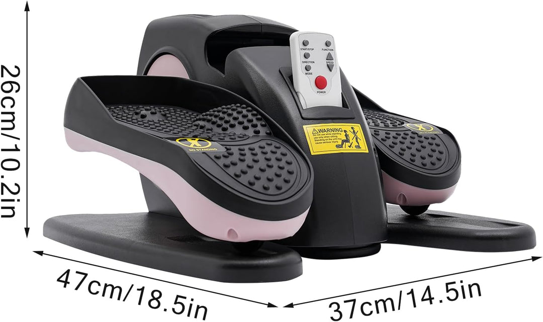 Sportgeräte Zuhause 5 Gänge Beintrainer im Sitzen 3 Modi Sitzender Bein Fuss Pedal Übungsgerät Ideal
