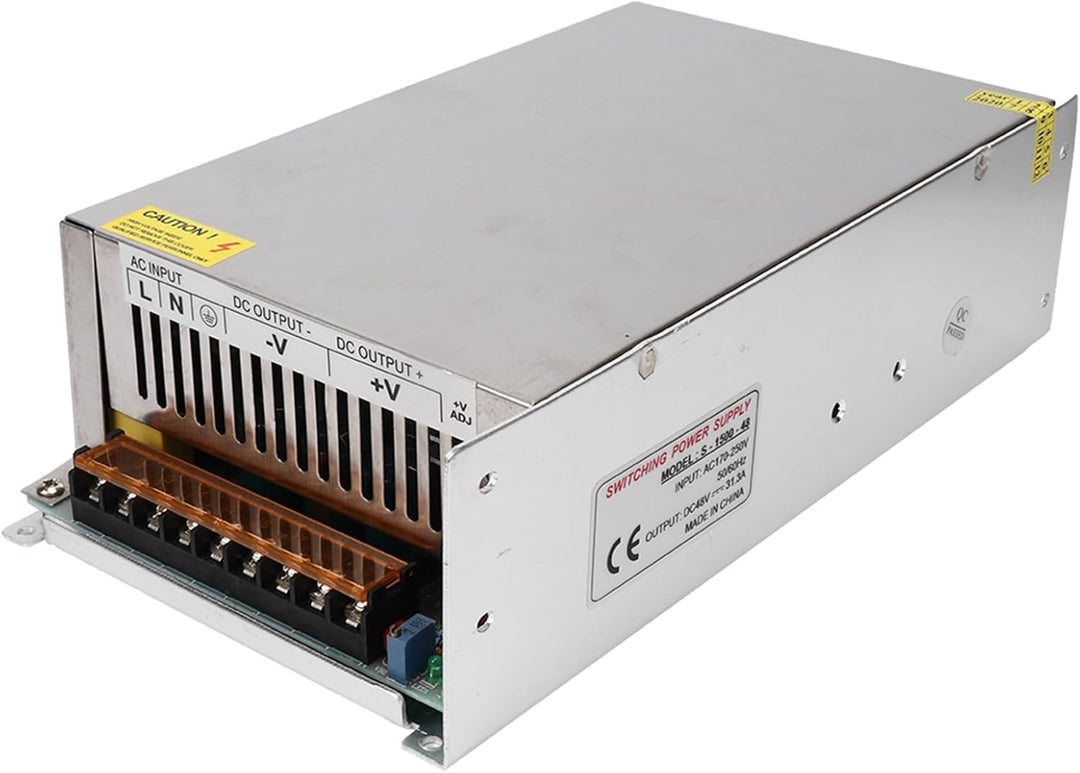 DC48V-Netzteil Treiberadapter Aluminiumlegierungsschalter-Netzteil für LED(S-1500-48(48V/31.3A/1500W