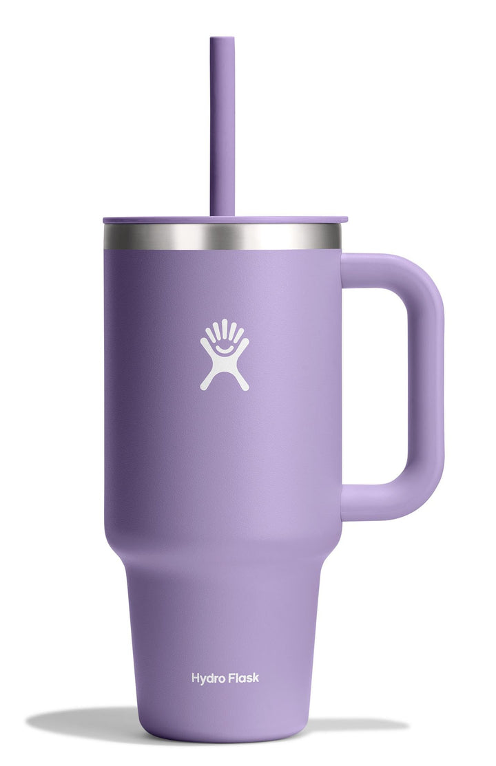 Hydro Flask - Reise-Tumbler 946 ml (32 oz) mit verschliessbarem Press-In-Trinkhalmdeckel - Edelstahl