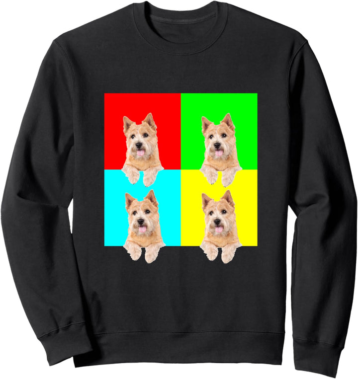 Pop Art Dog Norwich Terrier Sweatshirt
