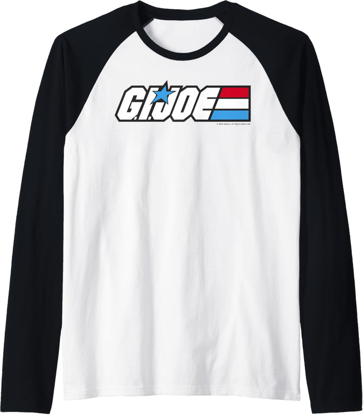 G.I. Joe American Hero Red White & Blue Simple Logo Raglan