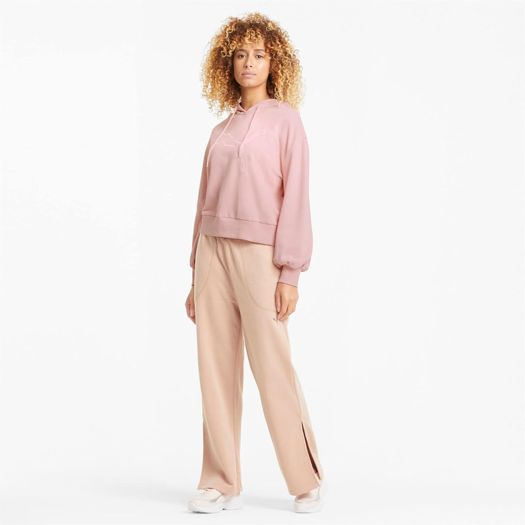 PUMA Damen Her Hoodie Tr Kapuzenpullover, L Pfirsichhaut